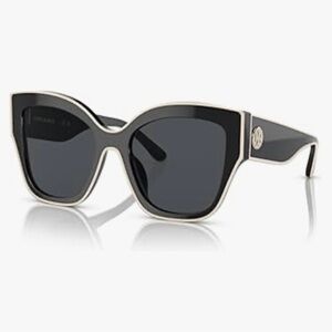 Tory Burch Black with White Piping Sunglasses
